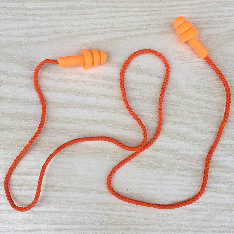 1Box New Comfort Earplugs Noise Reduction Silicone Soft Ear Plugs Swimming Silicone Earplugs Protective For Sleep