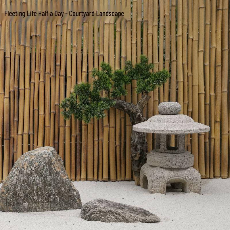 Антикварный фонарь для двора из голубого камня: Уличный ландшафтный каменный фонарь в новом китайском стиле