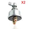 2PCS Heavy Duty 2Post Racing Master Battery Quick Disconnect Cut Shut Off Kill Switch