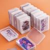 Прозрачный ящик для хранения фотографий PP Органайзер для маленьких карточек Новое хранилище для открыток