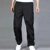Мужские осенне-зимние однотонные брюки больших размеров, утолщенные, свободные, теплые, удобные, для занятий спортом на открытом воздухе