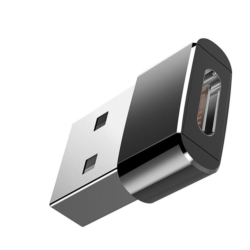 USB-конвертер, переходник с разъема "папа" на "мама", аксессуар для телефона, быстрое подключение, легкий, прочный, карманный, адаптер Type-C.