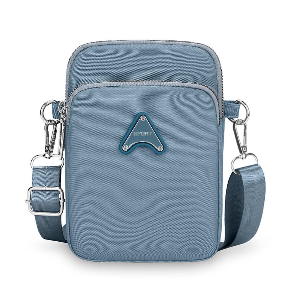 Multifunction Crossbody Bag Nylon Small Phone Bag Simple Canvas Shoulder Bag  Daily