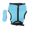 Adjustable Mini Pets Vest Harness and Leash Set Mesh Pet Leash for Rabbits Guinea PigS Light Blue
