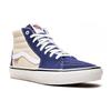 Vans Sk8 Холщовые Кожаные Повседневные Высокие Кеды для Скейтборда Унисекс Синие Белые VN0A5FCC89S