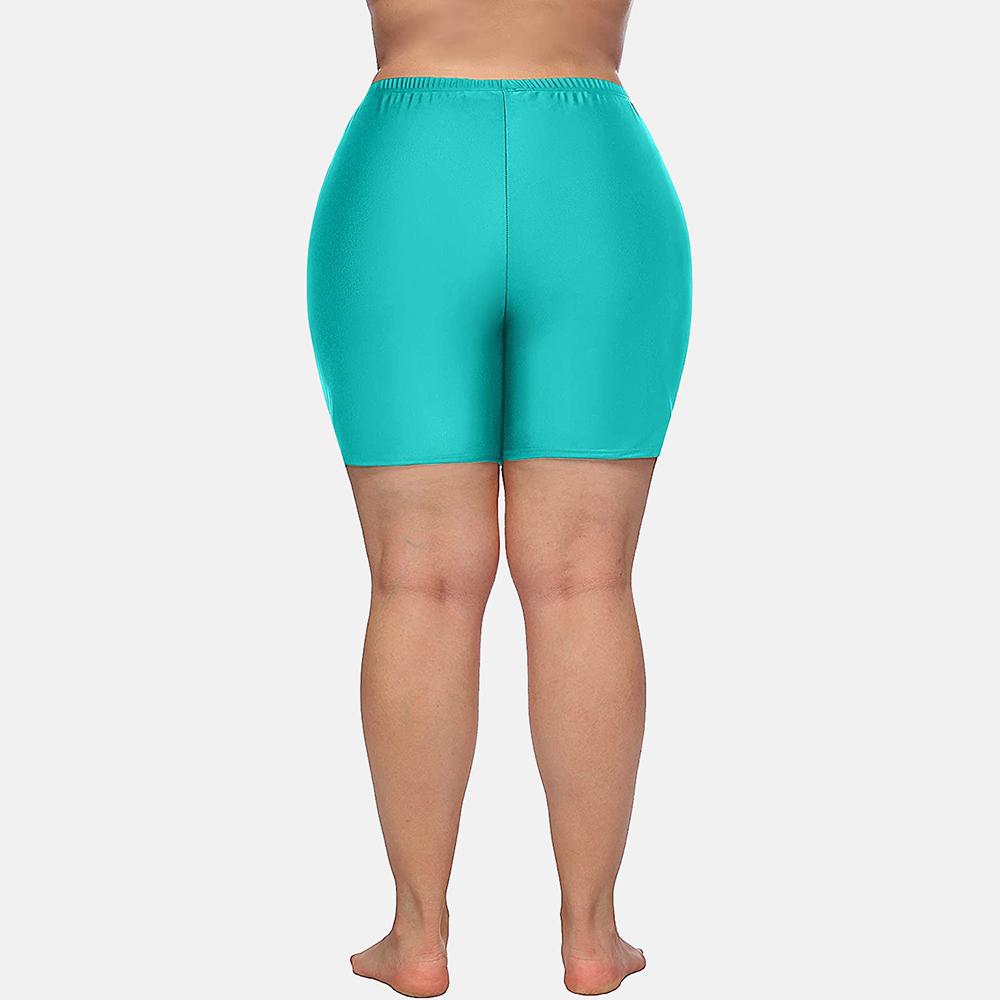 Charmleaks Женские плавки больших размеров с однотонным дном и высокой талией