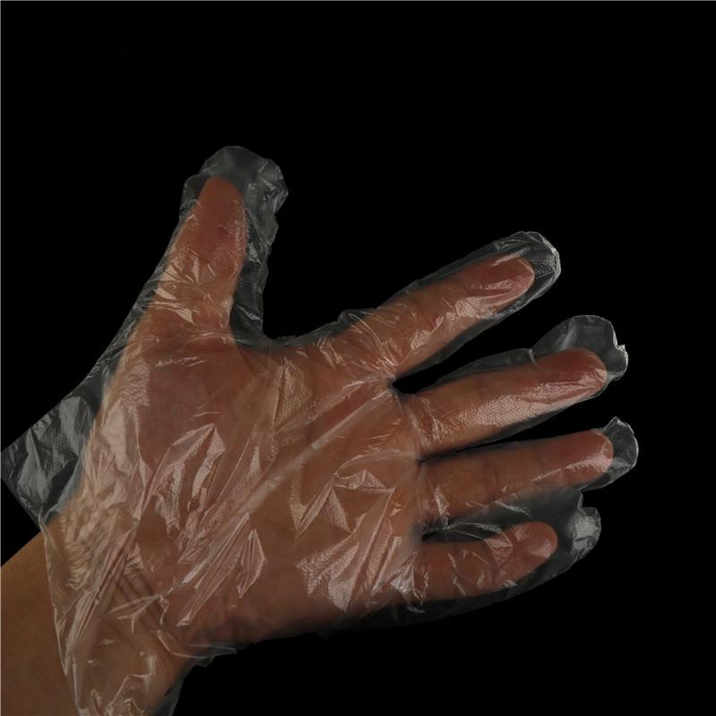 100 шт. Пластиковые одноразовые перчатки для ресторана, общественного питания, гигиены для обработки пищевых продуктов