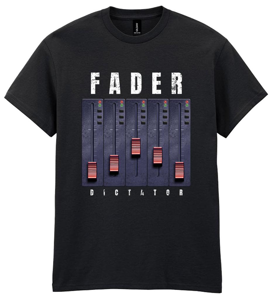 Футболка Fader Dictator Музыкальная Тема Композитор Продюсер Усилитель Музыкант Подарок Ретро