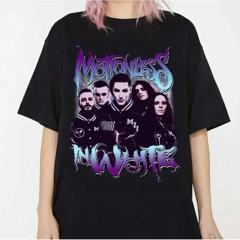 Men's and Women's T-shirts Motionless In White T-Shirt, Motionless In White Band Shirt, Unisex Gift For Fan