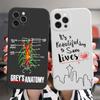 Мягкий чехол для телефона «Анатомия страсти» «Ты мой человек» для iPhone 13 12 Pro MAX 11 Pro Max 6S 7 8 Plus XS Max XR XS, чехол ярких цветов