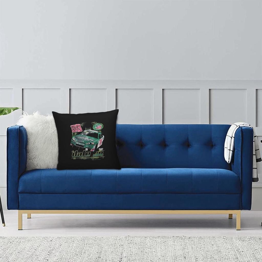 Dale Earnhardt Jr Square Pillowcase Pillow Cover Cushion Throw Pillow for Home Sofa Living Room