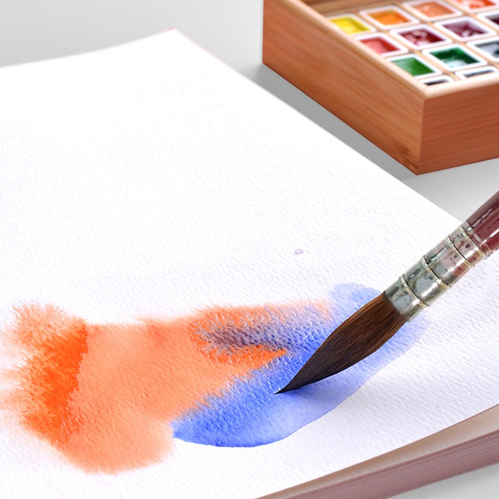 Универсальный набор из 8 художественных кистей с длинными ручками для акварели, гуаши и масляной живописи