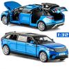 Масштаб 1/32 Land Rover, удлиненная литая под давлением модель автомобиля VELAR, игрушечный автомобиль со звуком и светом для детей, коллекция подарков для мальчиков и девочек