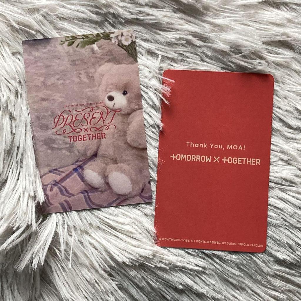 [USED] Japan Yeonjun TXT MOA ZONE FC Tuva Fan Meeting Trading Cards (2 pieces)