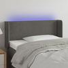 VidaXL LED Headboard Bedroom Furniture Single Bed Accessory Headboard Bed Frame Interior Dark Grey 3123133