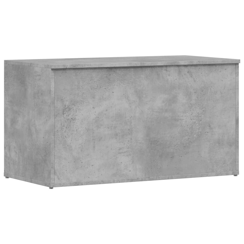 Storage Chest Concrete Grey 84 x 42 x 46 cm Wood Based Material