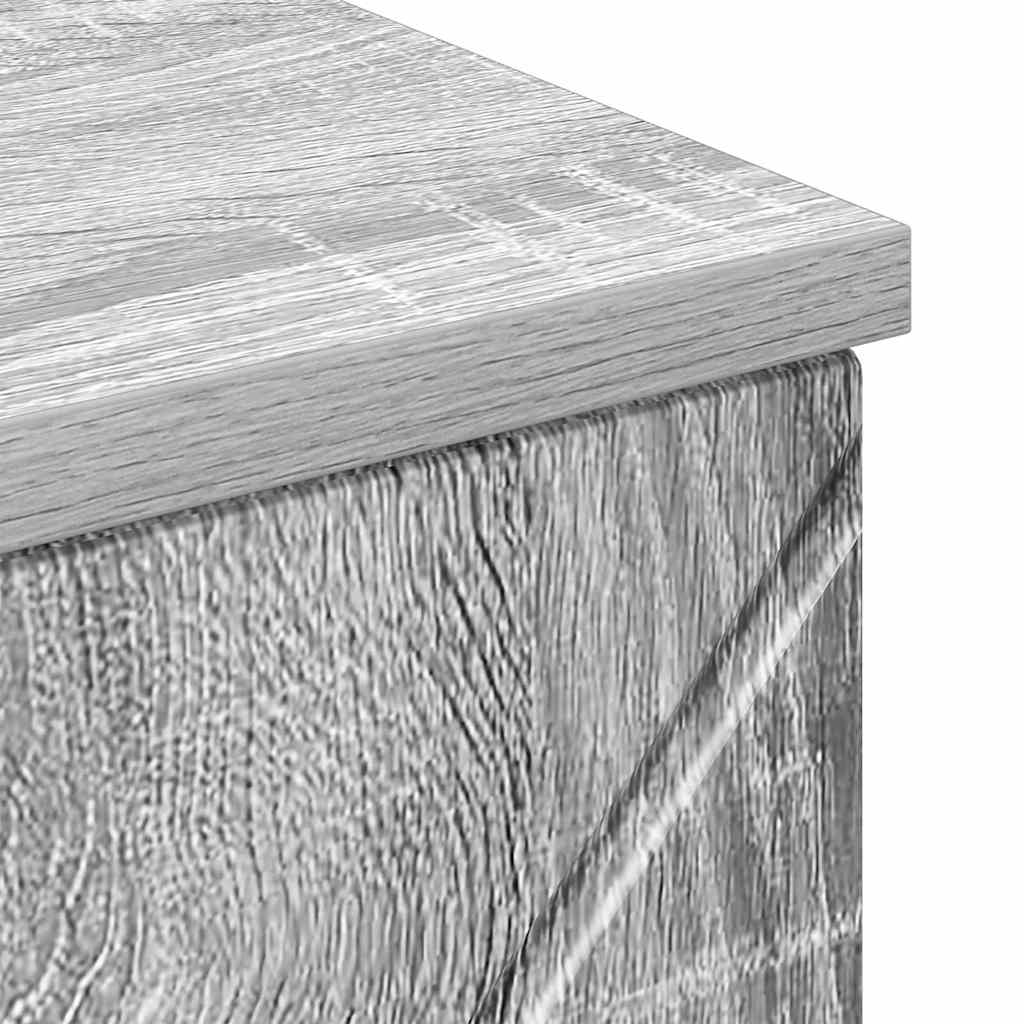 Bathroom Cabinet with Drawers Grey Sonoma 30 x 35 x 80 cm