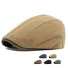 Spring Autumn Peaked Cap Men Beret British Vintage Forward Cap