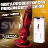 Large Realistic Dildo for Women - APP Controlled Vibrating & Thrusting Sex Toy, Penis for Enhanced Pleasure, Adult Toy for Couples & Solo Play
