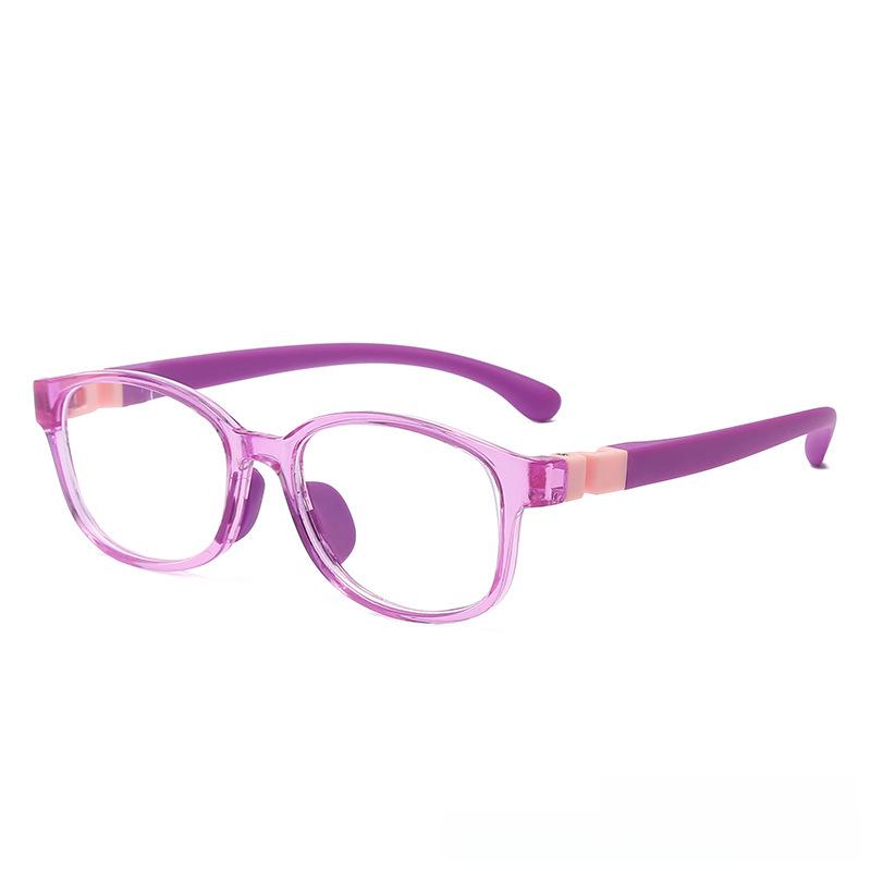 Детская съемная силиконовая оправа для очков – унисекс детские плоские мягкие очки против синего света для студентов