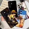 Luffy The O-ne P-iece For Samsung M62 M52 M33 M32 M31 M30 M23 M22 M21 Note 20 10 9 8 Ultra Plus Lite Black Phone Case