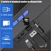 Portable FM Radio Wireless Bluetooth5.0 TWS Speaker Mini MP3 Music Player Support TF Card U Disk AUX Play Handsfree Call