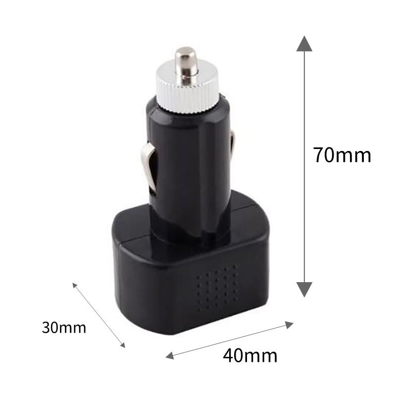 Вольтметр прикуривателя Портативный светодиодный цифровой дисплей Вольт-тестер Измеритель электрического напряжения для авто Автомобильный монитор батареи 8-30 В черный