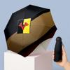 Watford Football Pattern Printed Mini 5 Folds 8 Ribs Compact Umbrella Windproof Waterproof Lightweight Portable Folding
