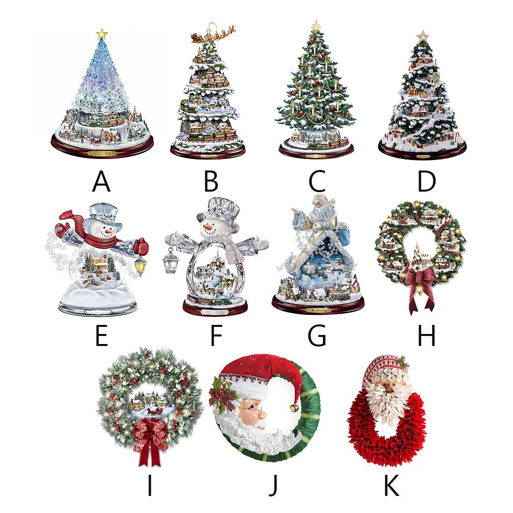 1шт настенная наклейка рождественская елка вращающаяся скульптура поезд декор прошлое вставить окно