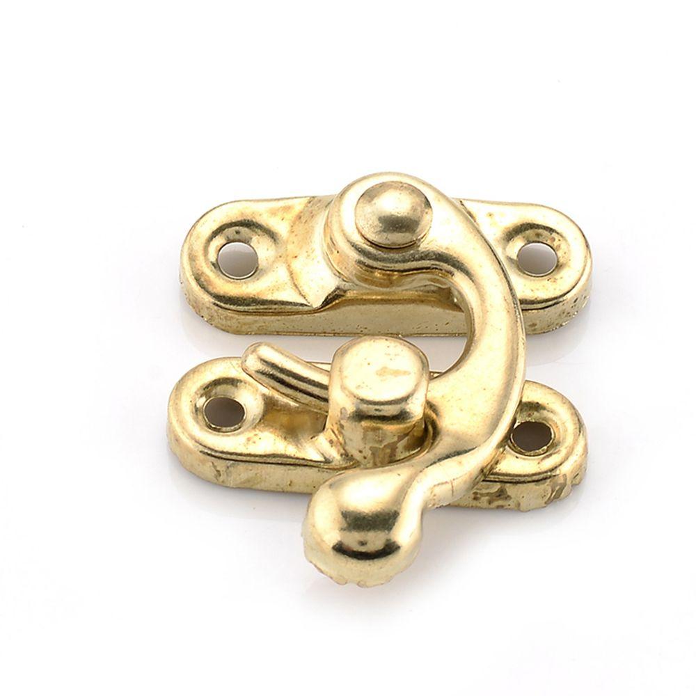 10 шт. Мини-кожаная сумка Мебельные застежки Замок Навесной замок Декоративная защелка Шпингалет С винтами