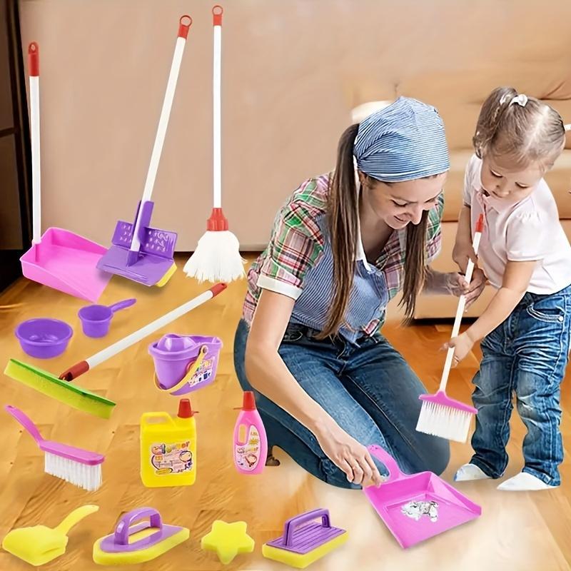 16 шт. детский набор игрушек для чистки и гигиены для ролевых игр-инструменты для моделирования