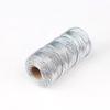 100M/Roll Rope Gold Polyester Twine Silver Macrame Cord Crafts Thread Sewing DIY String Gift Packaging Rope 1.5MMx100M