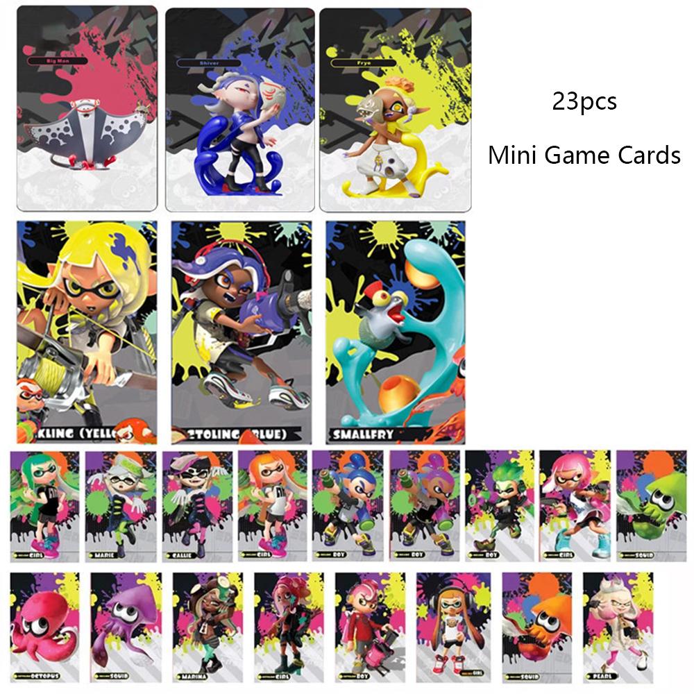 23 шт. Карты мини-игры с NFC-метками Splatoon 3 для NS Switch