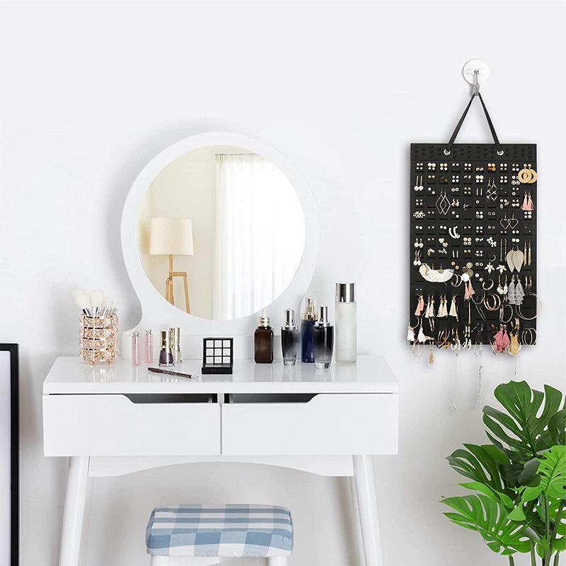 Wall Hanging Brooch Display Stand Felt Enamel Pin Badge Button Storage Holder Necklace Earring Hanging Organizer