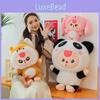 Three Baby Plush Toy Rabbit Animals Stuffed Doll Cartoon Decoration Kids Gift