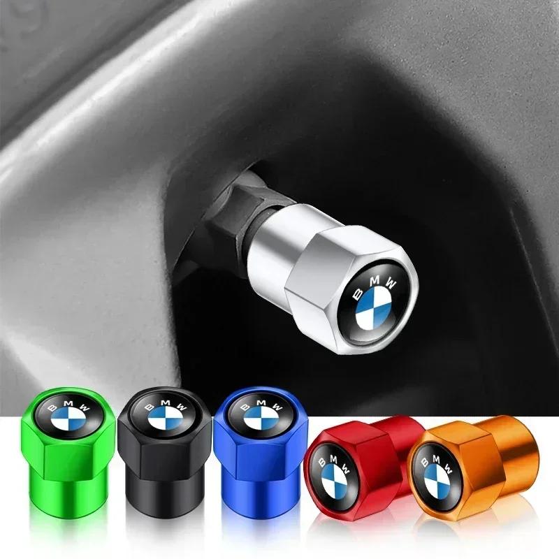 4Pcs Tire Valve Caps Aluminium Alloy Tire Valve Stem Caps Dust Proof Covers For BMW E36 E46 E53 E90 E60 E61 E93 E87 X1 X3 X5 X6