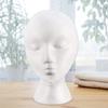 Foam Mannequin Head Reusable Head Model Mannequin Head Wig Holder Cap Display Stand for Salon Home