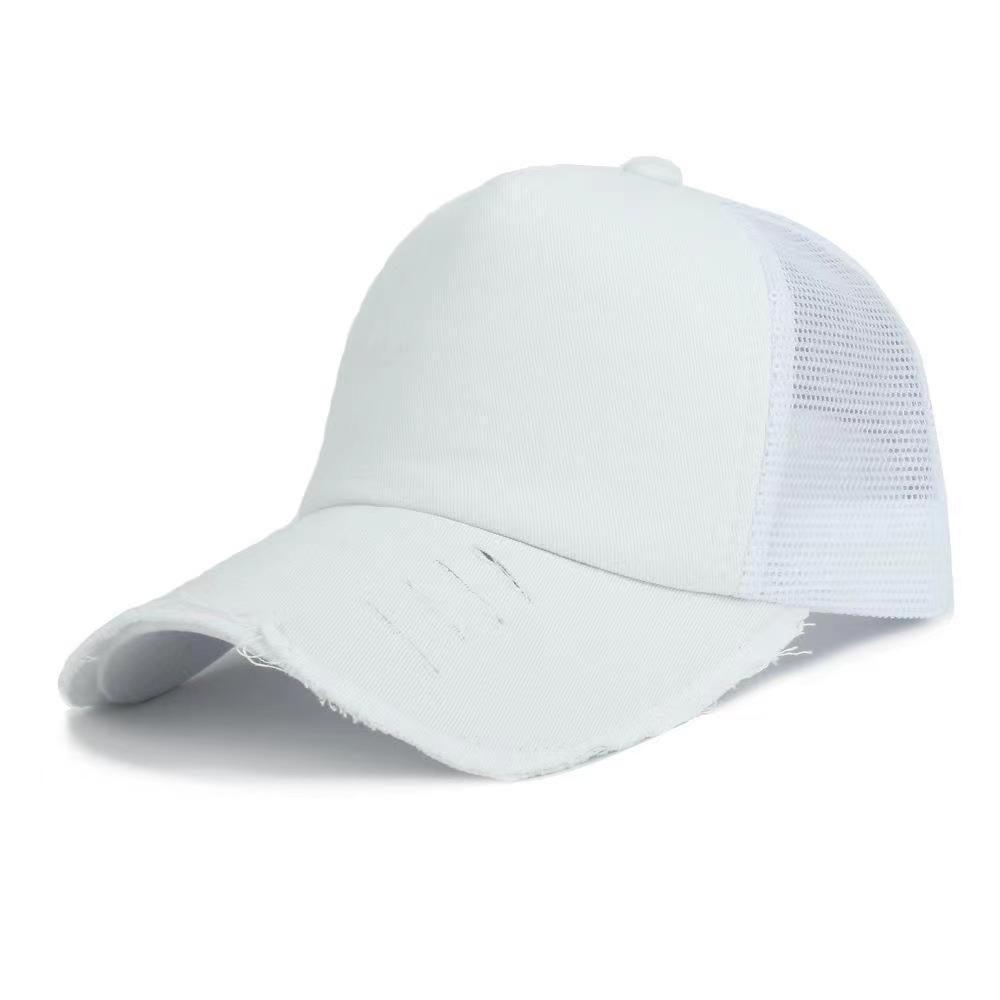 Men's Washed Vintage Baseball Cap, Summer Sun Hat, Breathable Mesh Cap, Women's Casual Sun Protection Hat, Trendy