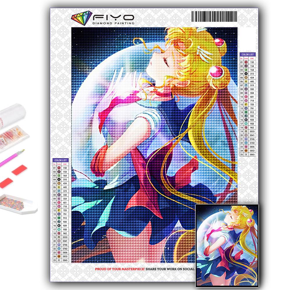 Набор для вышивки крестом DIY Алмазная вышивка Сейлор Мун Алмазная картина Домашний декор
