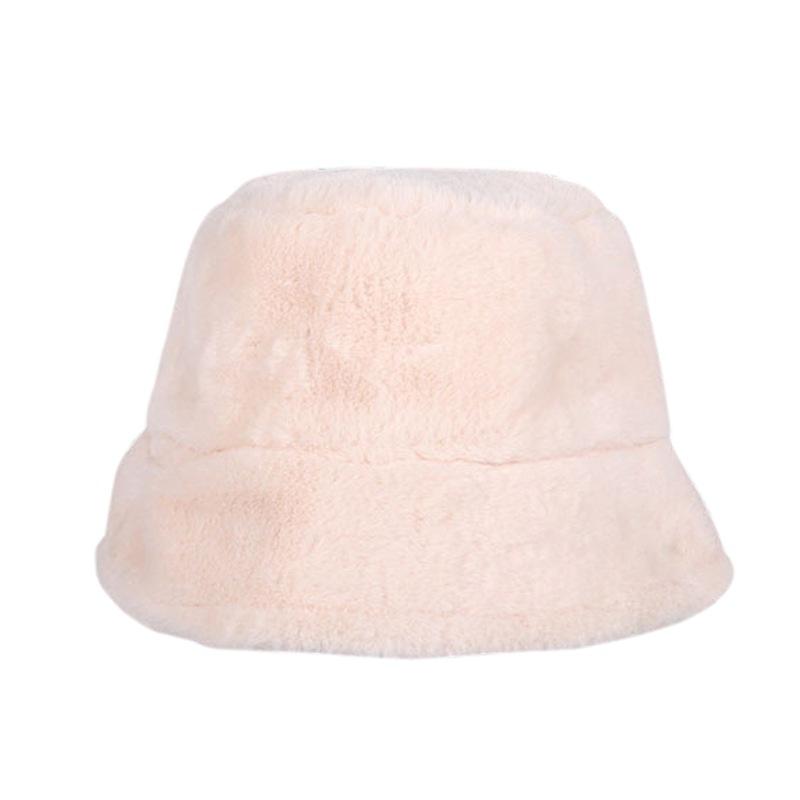 Женская флисовая шляпа-ведро, зимняя толстая теплая пушистая рыбацкая шапка