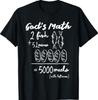 God’s Math 2 Fish 5 Loaves 5000 Meals Tee T-Shirt