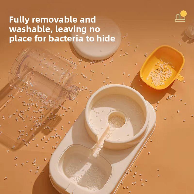 Автоматическая кормушка для кошек, миска для воды для кошек и собак, диспенсер для воды для питомцев два в одном, товары для питомцев, поилки