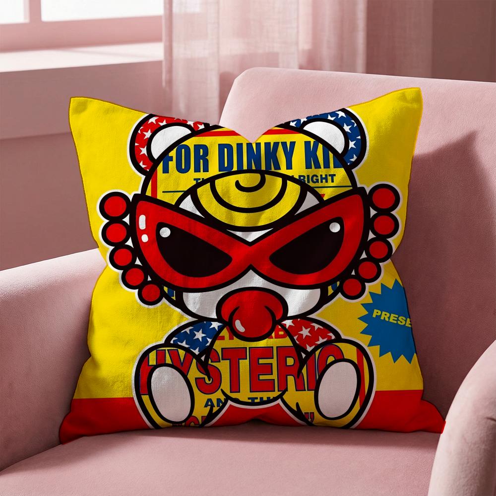 Модная наволочка H-Hysteric-M-MiniS для подушки, многоцелевая, для дома и автомобиля - Двусторонняя, мягкая и прочная для ежедневного использования