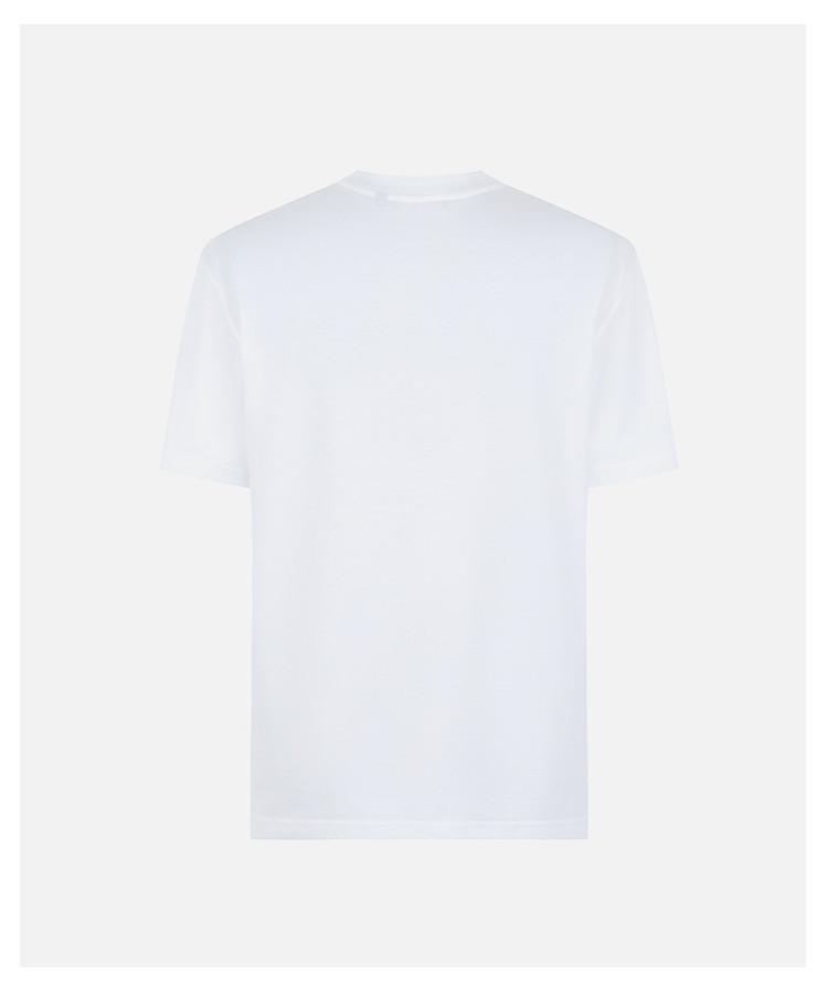 [Personalized Logo Classic Versatile] Spring and Summer Solid Color Comfortable Simple Daily Men's Round Neck Short sleeved T-shirt