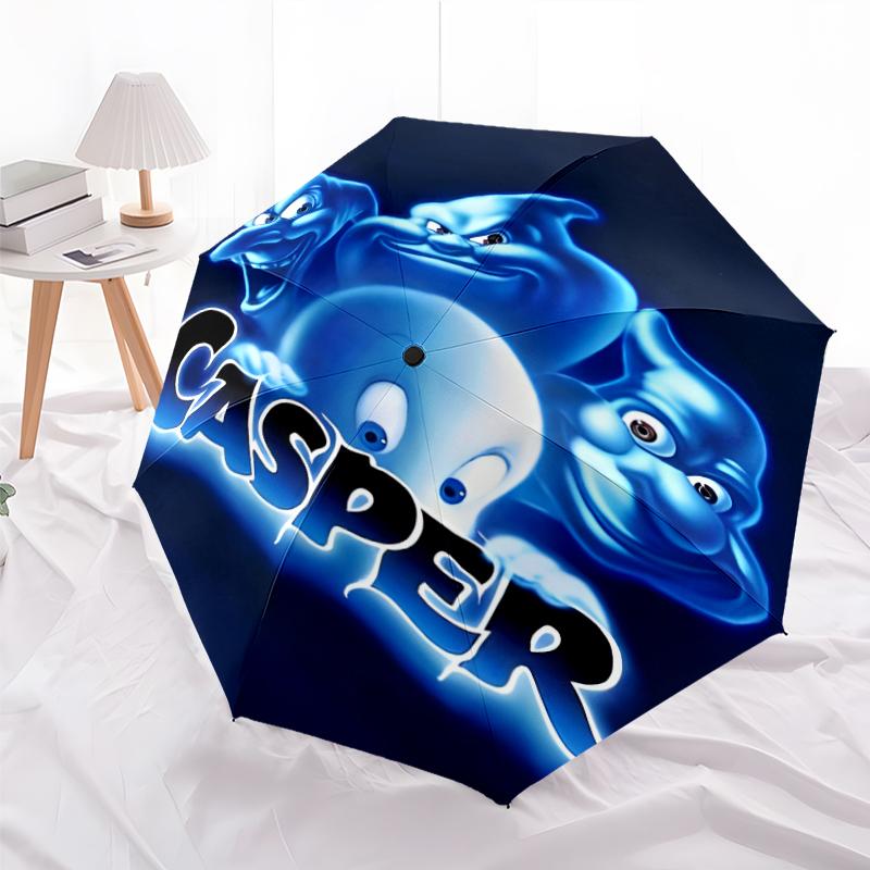 1pc Casper Umbrella, Sun Protection, And UV Shielding. It Has Eight Sturdy Ribs for Outdoor Use And Perfect As a Holiday Gift