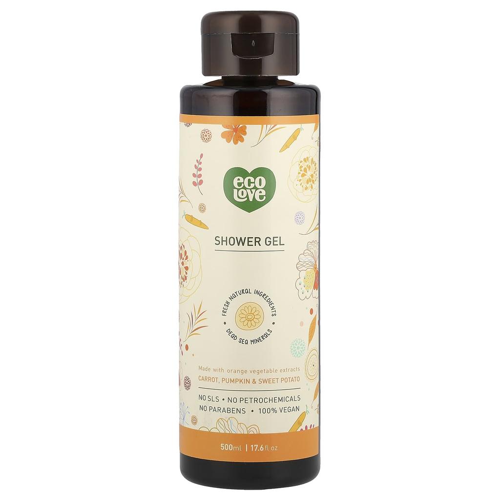 Shower Gel, Carrot, Pumpkin and Sweet Potato, 500Ml (17.6Fl Oz)