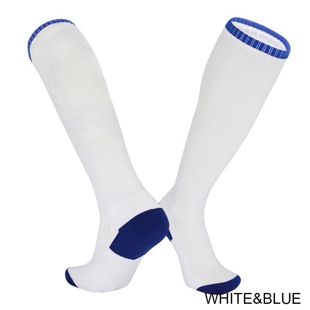 Мужские и женские длинные детские противоскользящие футбольные носки выше колена, футбольные носки, спортивные носки
