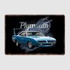 Classic Sports Car Plymouth Road Runner Muscle Car Superbird Retro Poster Metal Sign Garage Club Room Wall Decor Tin Home Decor