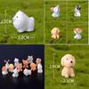 Cute Mini Resin Dog Dolls 12 Style Handicraft Ornaments Ideal For Micro Landscape Decor