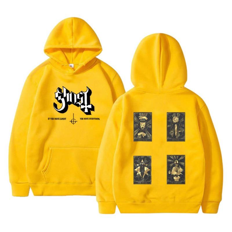 Rock Band Ghost Если у тебя есть призрак, у тебя есть все Толстовка Модные толстовки Смешная толстовка с принтом Толстовки Мужские